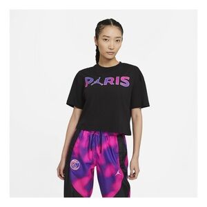 Jordan Paris Saint-Germain PSG Tshirt Black Graphic Tee